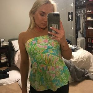 Lilly Pulitzer sleeveless top (peplum)